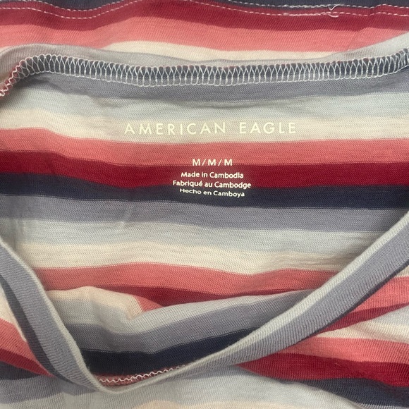 Striped American eagle t-shirt - Picture 3 of 3